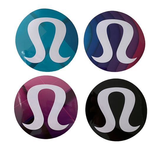 Lululemon Decals LuLu Stickers Yoga Stickers Workout Sticker Set Yoga 4”