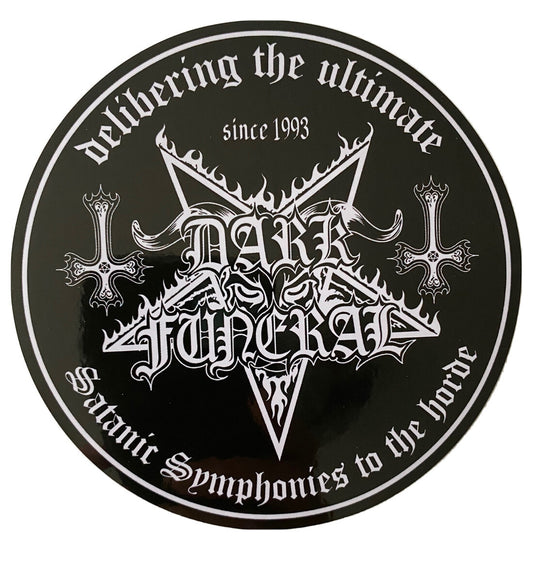 DARK FUNERAL STICKER Venom IMMORTAL MAYHEM PENTAGRAM BATHORY EMPEROR