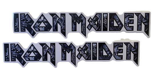 Iron Maiden Sticker Set Eddie Skull Sticker Metallica Judas Priest Crimson  BOGO