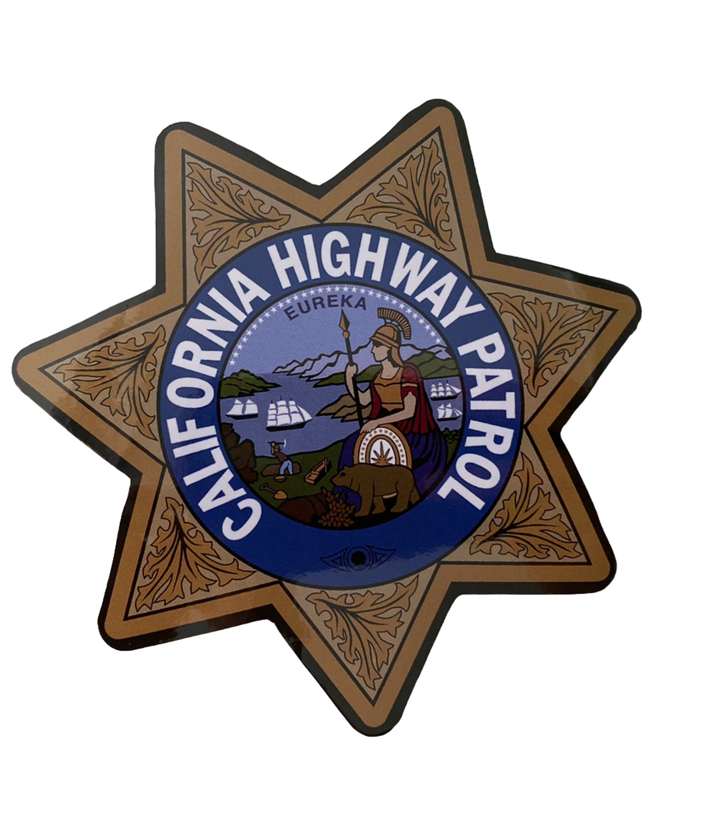 California Highway Patrol Sticker CHP BADGE STICKER 4” Cop Sticker Sheriff Decal