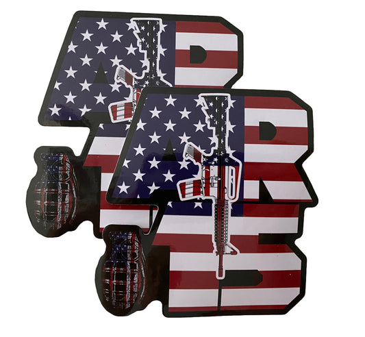 AR15 Stickers Gun Decals Remington Stickers Gun Set Sig Sauer Ruger Colt HK