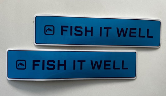 FISH IT WELL FISHING Stickers SIMMS PENN Daiwa Reels Shimano PELAGIC Aftco Orvis