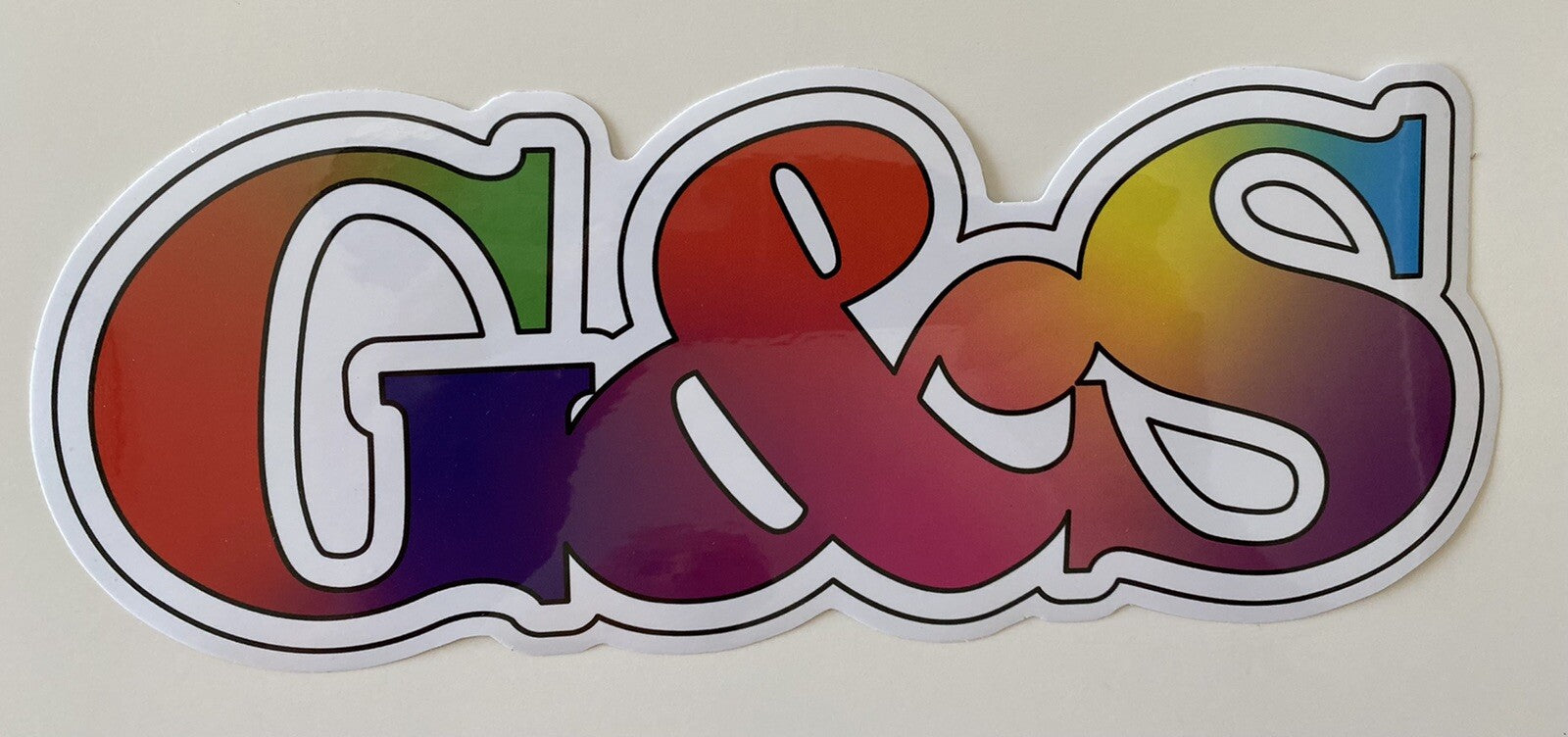 G&S sticker G&S Vintage Sticker XL Sticker 9 Inches Wide G&S Electric