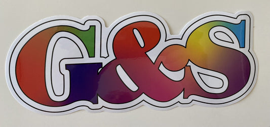 G&S sticker G&S Vintage Sticker XL Sticker 9 Inches Wide G&S Electric