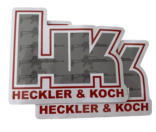 HK Stickers HECKLER & KOCH Decals M&P Decal Sig Sauer Glock Gun Colt KELTEC