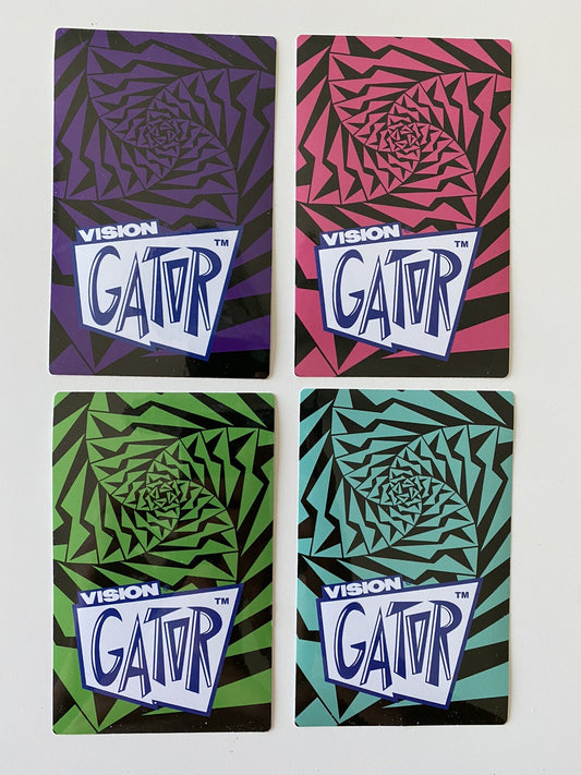 VISION SKATEBOARD STICKER SET GATOR STICKER BONES SKATEBOARD VINTAGE Blind