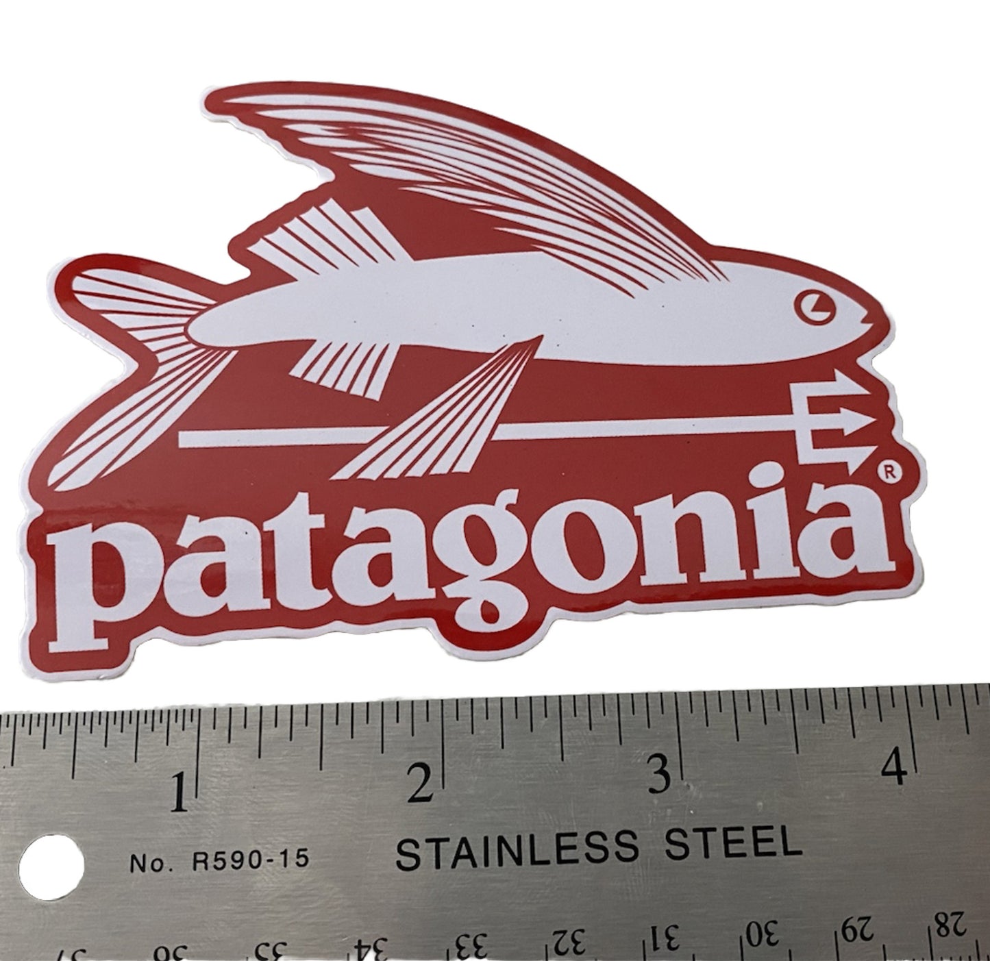 PATAGONIA STICKER Patagonia Flying Fish Decal Park REI Camping Surf Northface