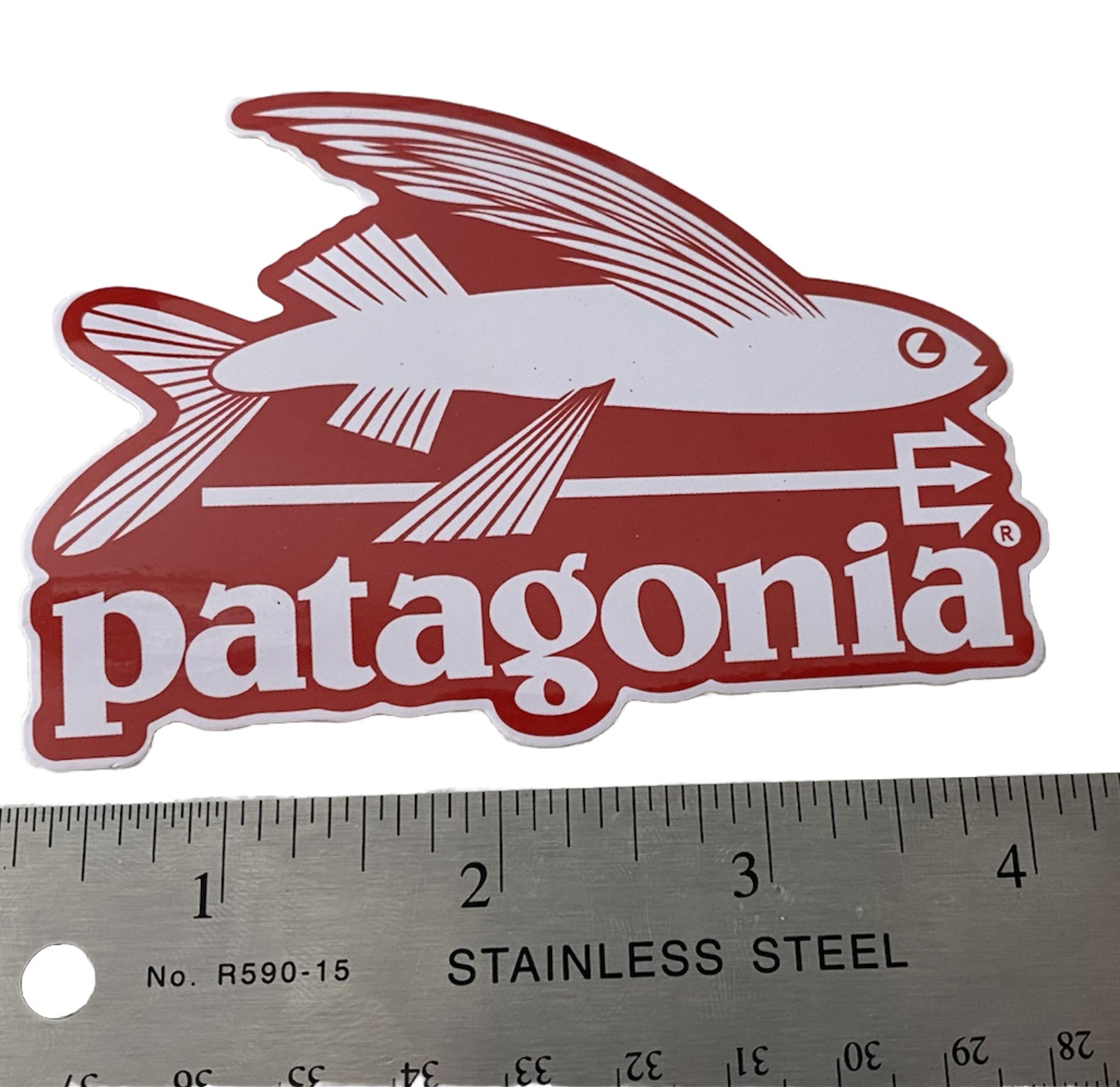 PATAGONIA STICKER Patagonia Flying Fish Decal Park REI Camping Surf Northface