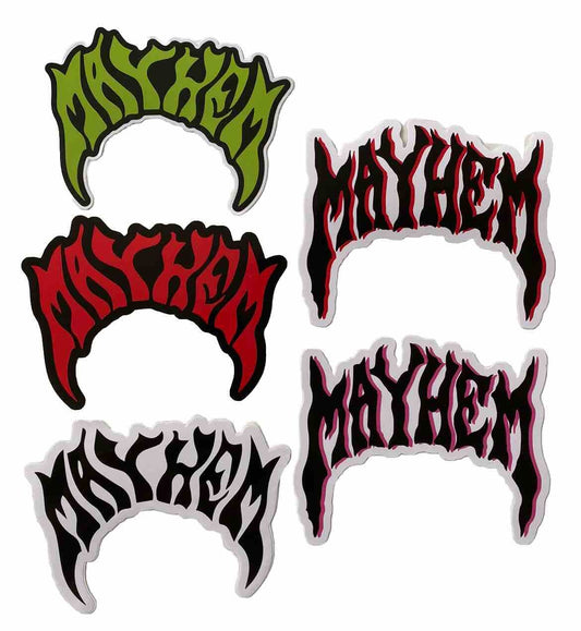 MAYHEM STICKER SET 5 LOST SURFBOARDS Decal RVCA FCS Volcom Rip Curl Salty Crew A