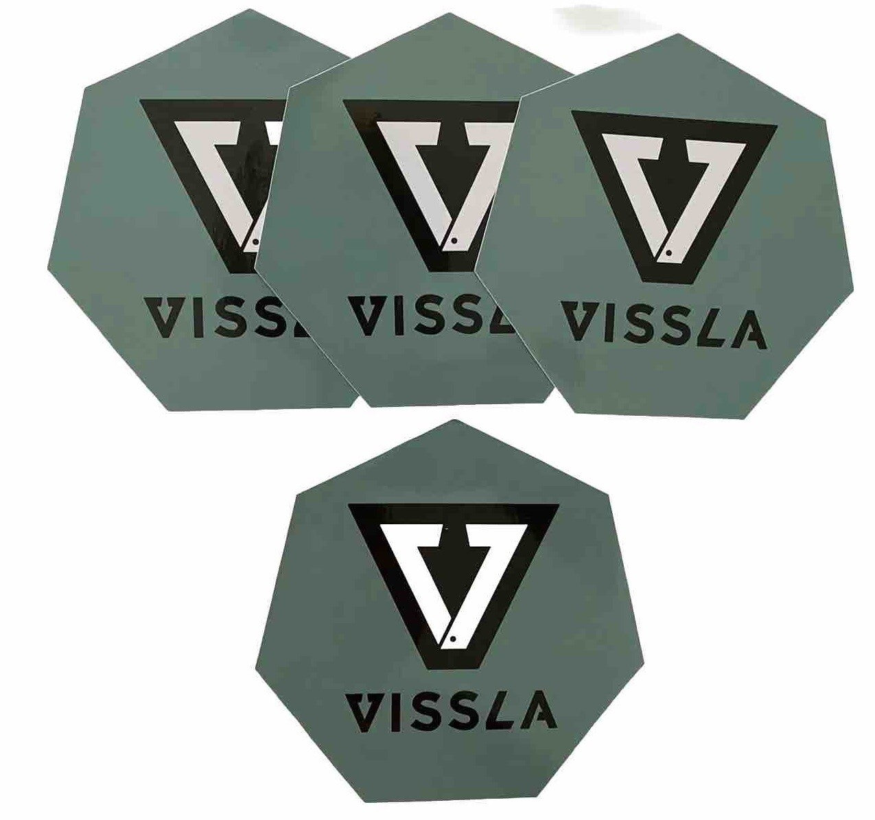 VISSLA STICKER Set 4 SURF STICKERS Body Glove LOST QUIK BILLABONG MAYHEM OK