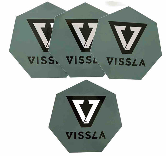 VISSLA STICKER Set 4 SURF STICKERS Body Glove LOST QUIK BILLABONG MAYHEM OK