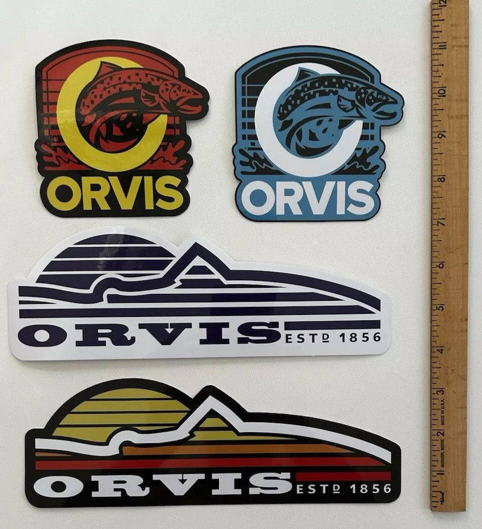 ORVIS FISHING Stickers Set SIMMS PENN Daiwa Reels Shimano PELAGIC Patagonia