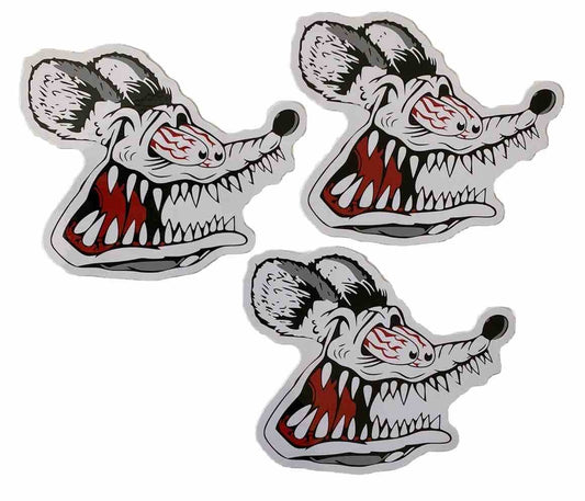 RATFINK STICKER Lot 3 Lost Volcom RVCA T&C  NASCAR Decal Truck Moto Rockabilly