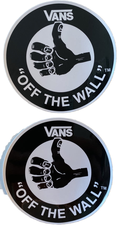 VANS STICKER 4” VANS Decals VANS OFF WALL Volcom BOGO POWELL SKATE STICKERS RVCA