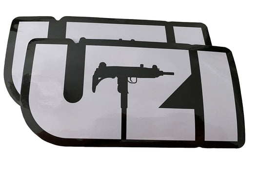 UZI GUN Stickers Springfield Armory Decals Sig Sauer Gun Stickers HK 2nd Ad