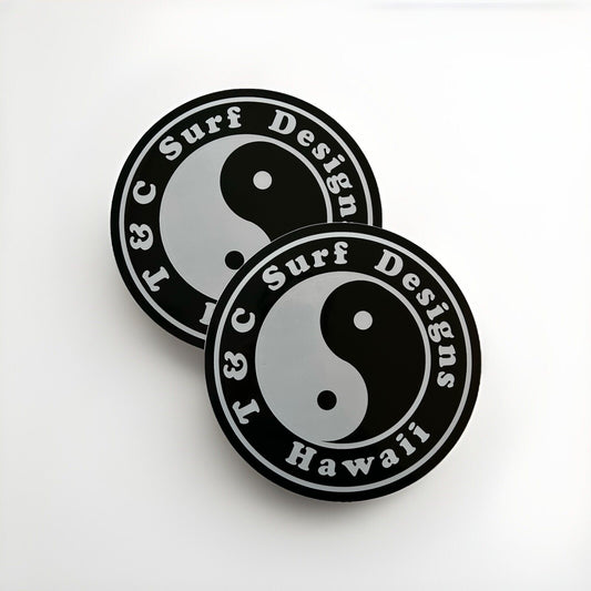 T&C Sticker Town Country Surfing STICKER SET 8” XL RIP CURL Eddie Would Go Dahui