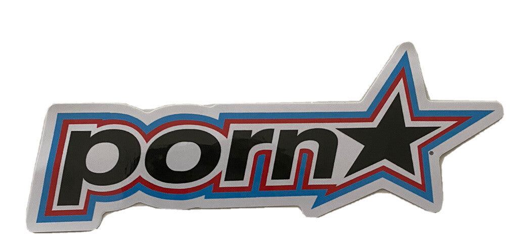 PORNSTAR STICKER Redbull  Monster PORNSTAR CLOTHING STICKER Bones Vintage BOGO!