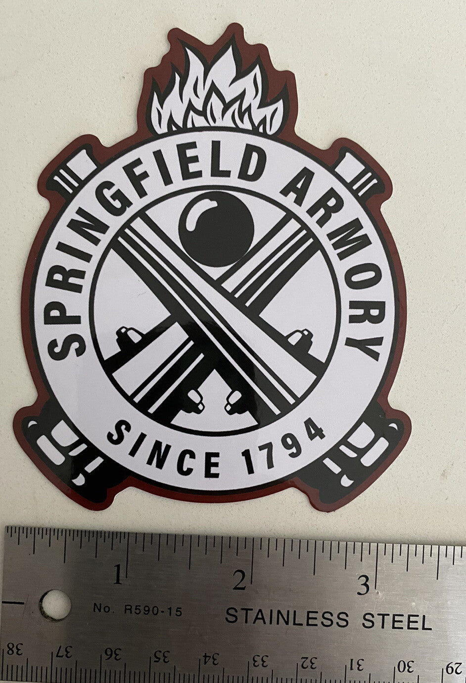 Gun Sticker Springfield Armory Decals 4” Glock Colt NRA Sigsauer HK Hunting Fish