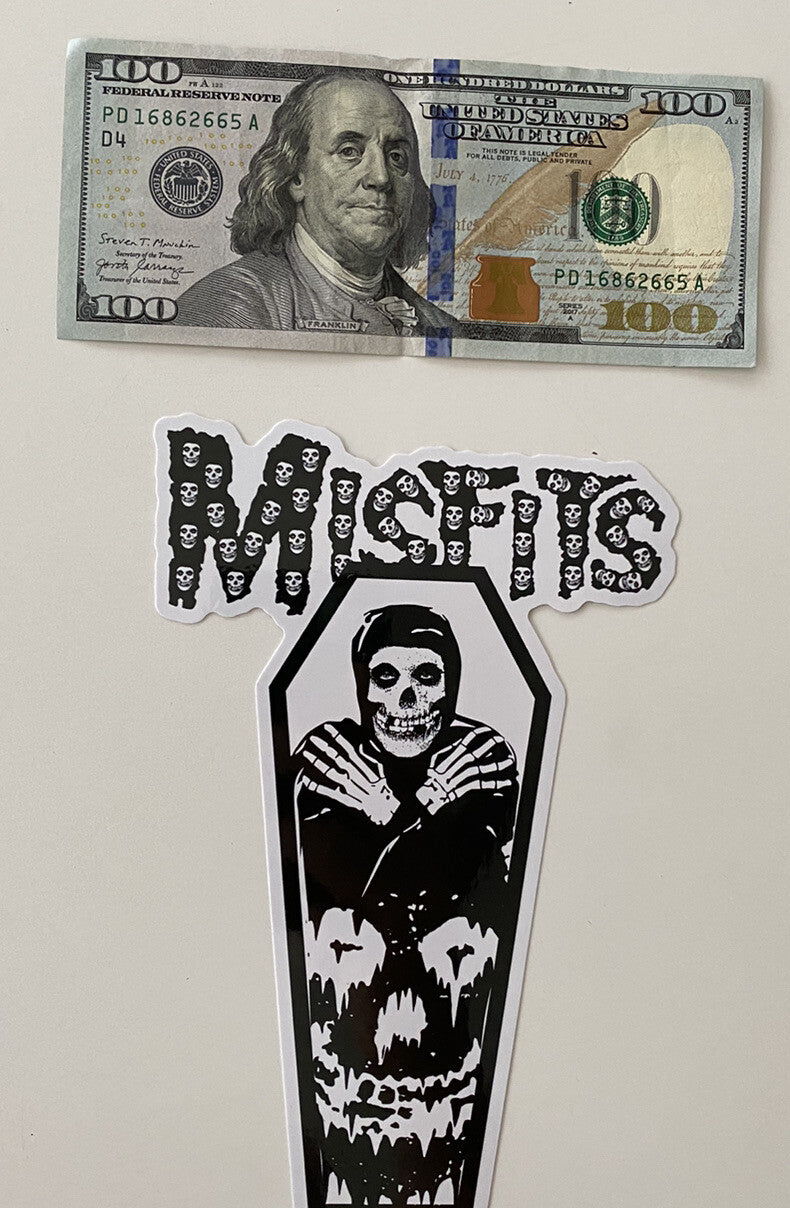 MISFITS STICKER MISFITS BAND STICKER Large 7”Sticker Metallica Samhain BOGO! 138