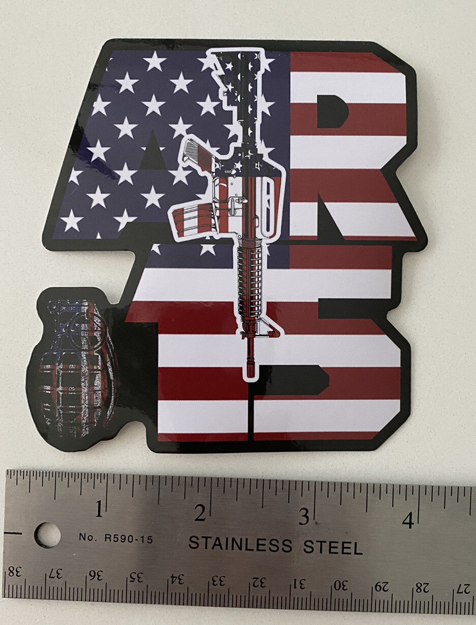 AR15 Stickers Gun Decals Remington Stickers Gun Set Sig Sauer Ruger Colt HK