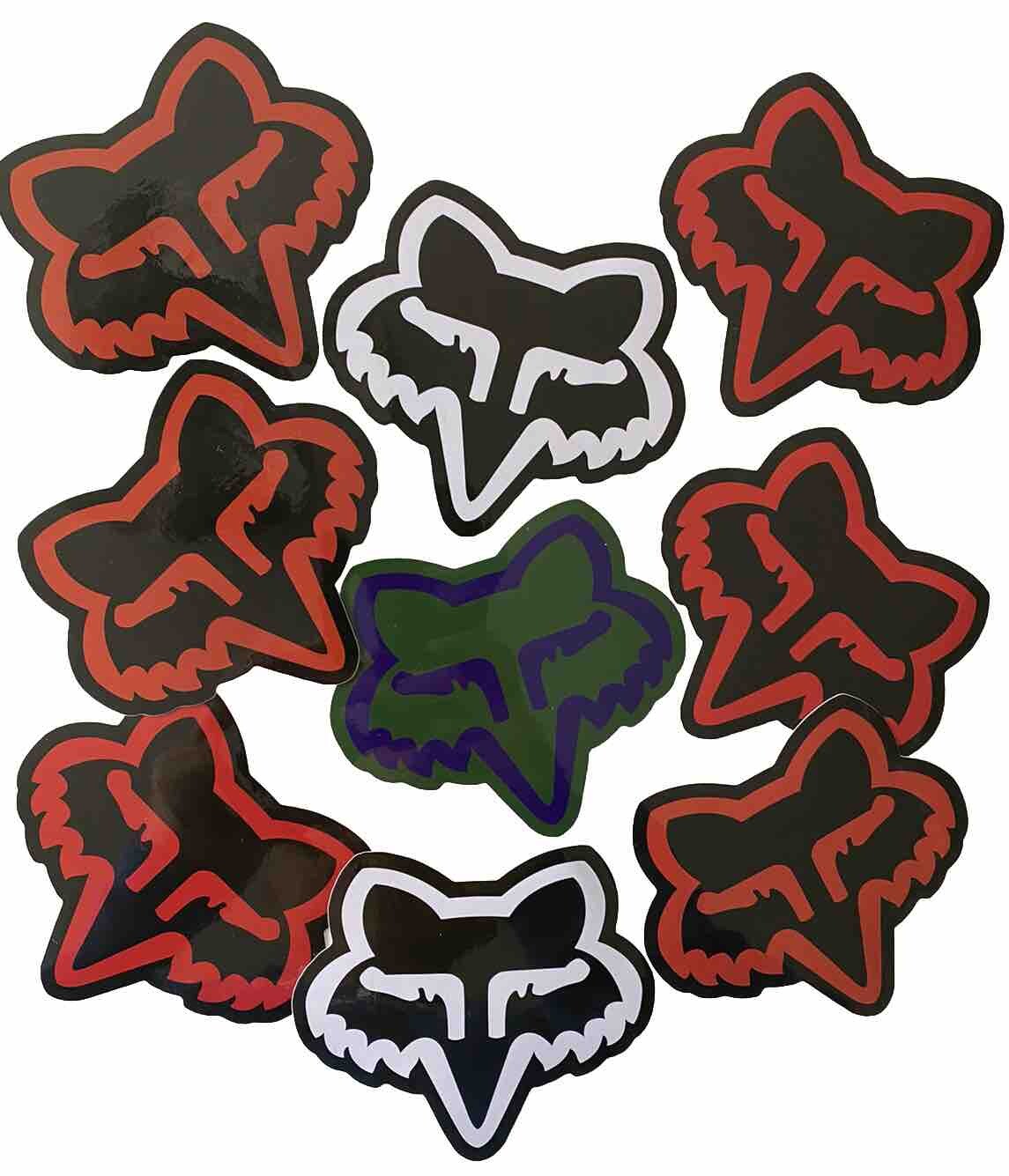 Motocross Sticker Lot Of 10 Decals 4” Motox Monster Energy REDBULL Honda Yamaha