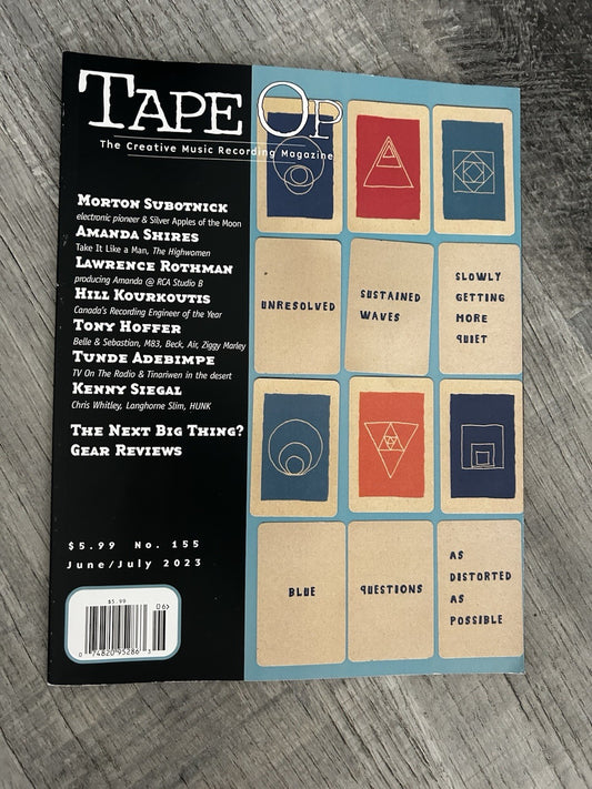 Tape Op Magazine Issue 155