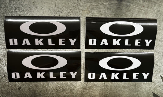 Oakley STICKERS 4 Set XL TEAM Decal Redbull VOLCOM STONE Surfing Rvca
