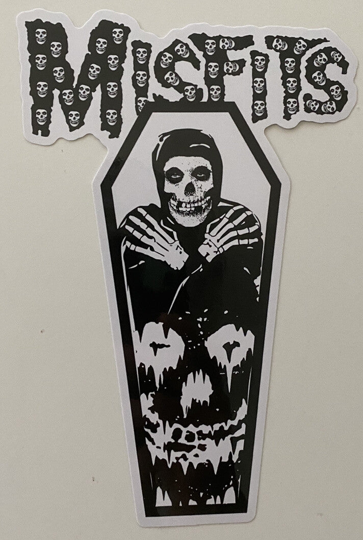 MISFITS STICKER MISFITS BAND STICKER  Large 7”   Sticker Metallica Samhain 2 SET