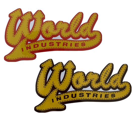 World Industries Sticker Skateboard Sticker Vintage 90’s Skateboards Flameboy