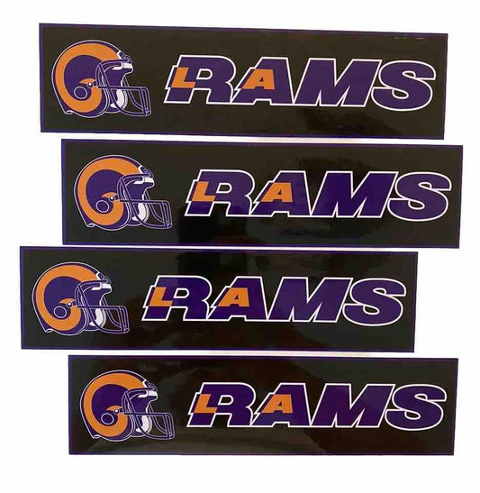 RAMS FOOTBALL STICKER 80’s LA RAMS FOOTBALL NFL STICKERS Vintage NFL Collectors