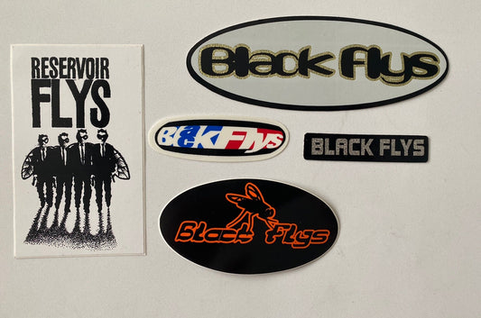 BLACK FLYS STICKERS Band Sticker Vans Sublime Mayhem T&C Lost Misfits Monster FC