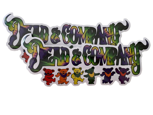 Jerry Garcia STICKER Guitar Dead  & Co BEARS Dead & CO BOLT DEAD & Company D&C