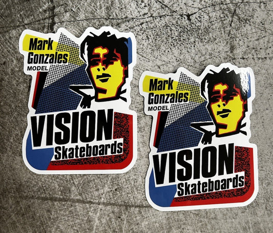 Mark Gonzalez Skateboard Stickers Vintage Skate Decals Vision PlanB Girl Bones