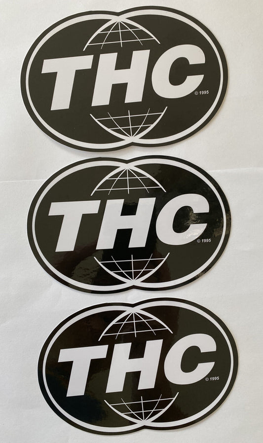 THC STICKER Original Cannabis Brand 90’s THC Brand STICKER LOT