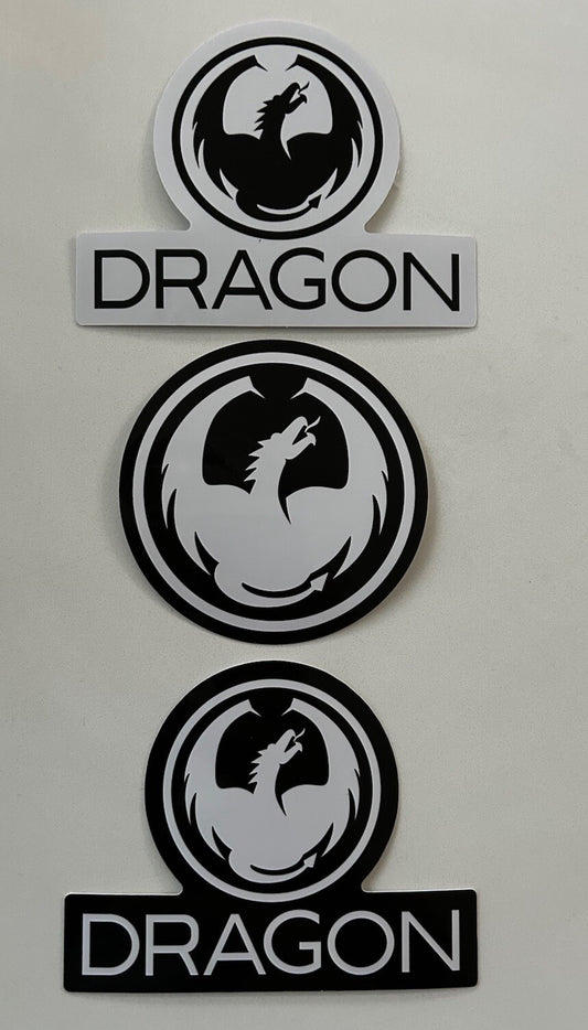 Dragon STICKERS Set 5” TEAM Decal Oakley VOLCOM Sigsauer Shimano Rvca
