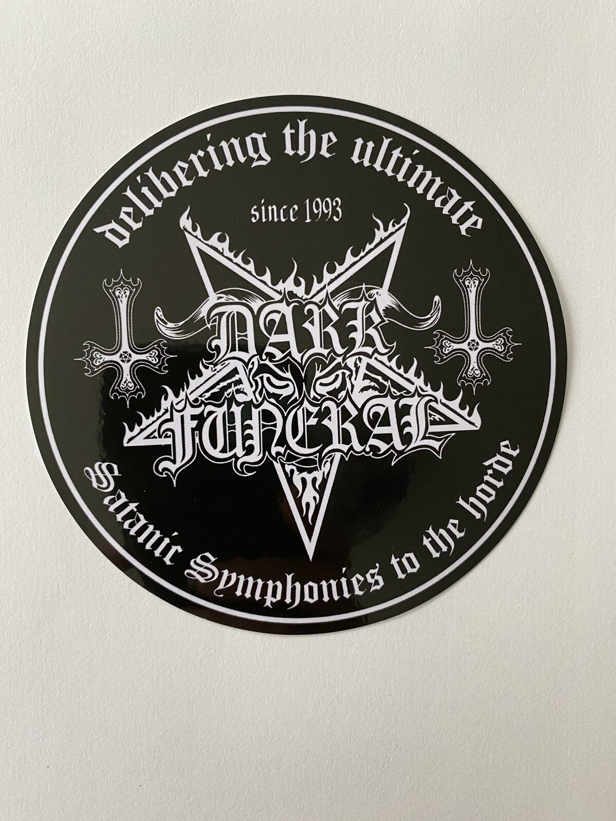BLACK METAL STICKER BEHEMOTH SLAYER MAYHEM GORGORTH WATAIN Motörhead 666