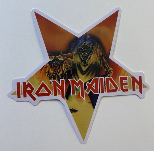 Iron Maiden Sticker Sticker Eddie Skull Sticker Metallica Slayer Arch Enemy AFI