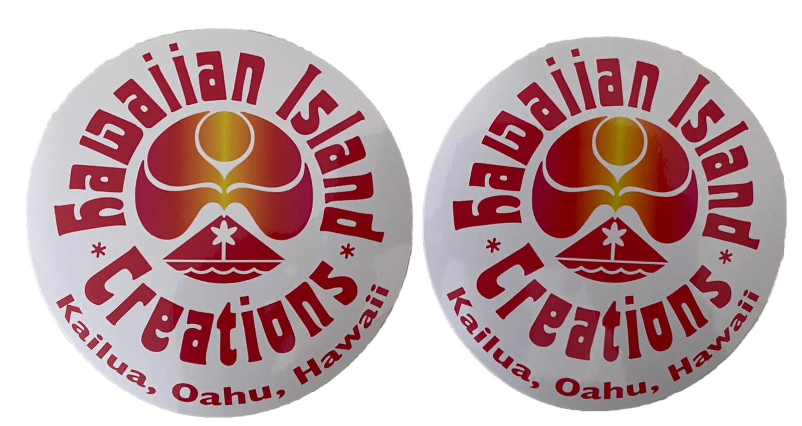 HAWAIIAN ISLAND CREATIONS STICKERS “ BOGO”QUIKSILVER LOST VANS HIC 80’s STICKER