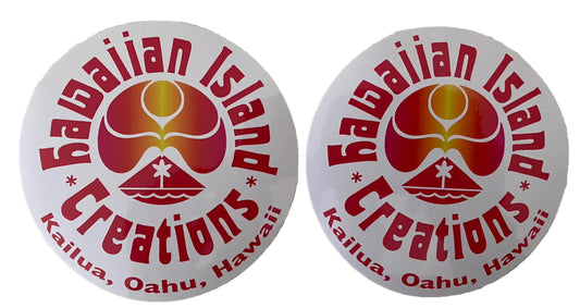 HAWAIIAN ISLAND CREATIONS STICKERS “ BOGO”QUIKSILVER LOST VANS HIC 80’s STICKER