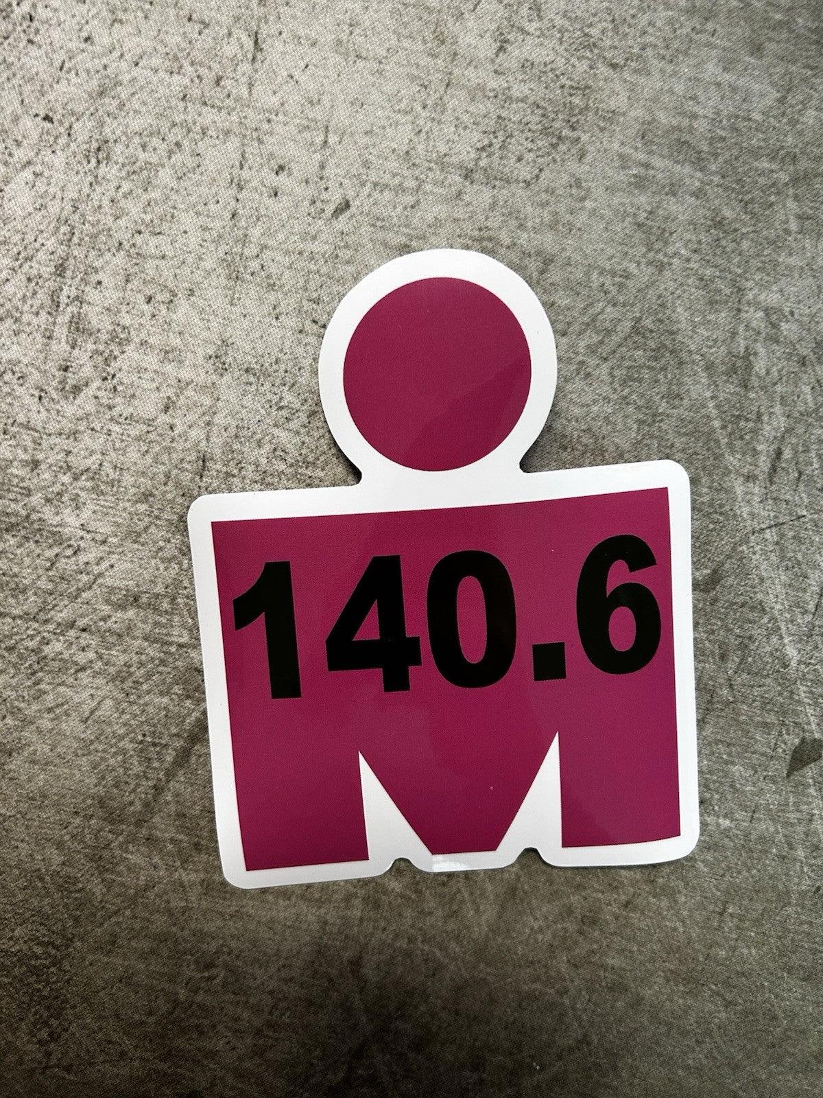 Ironman Sticker XL Set Of 2 Ironman 140.6 Running Stickers Cycling Swimming Race