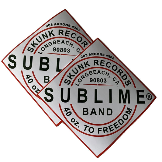 SUBLIME STICKER 40 Ounces to Freedom RARE VINTAGE SUBLIME BAND STICKER OC