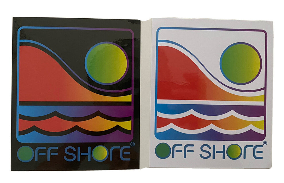 OFFSHORE SURF STICKER Set VINTAGE Surf Decals Rip Curl MAYHEM STICKER ...