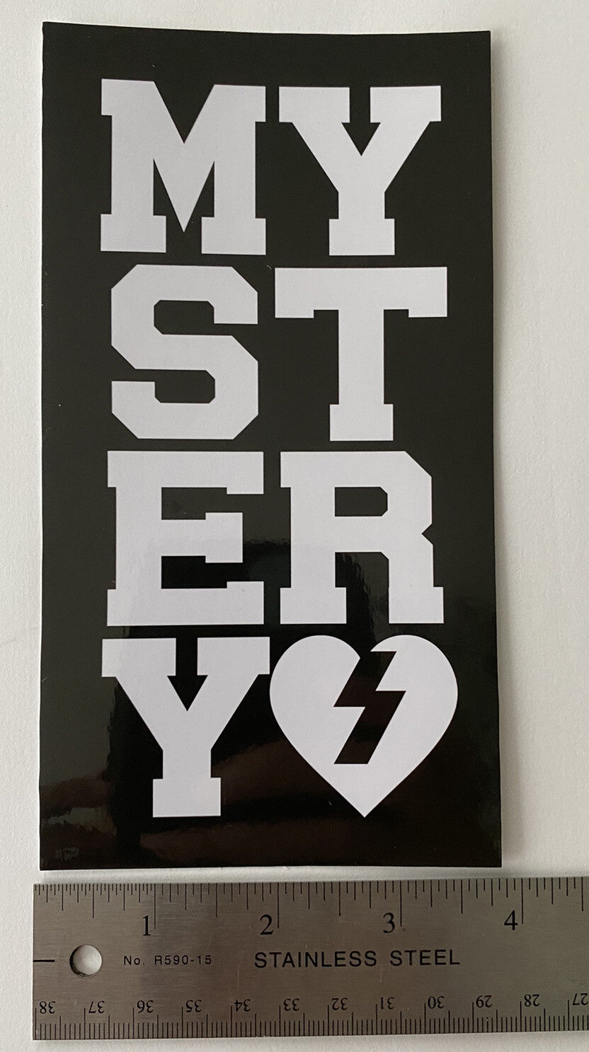 MYSTERY Skateboards Sticker Set Mystery Sticker Vintage Skateboard Sticker Real