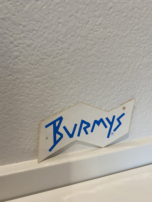 Burmys Vintage Beach Surf Sticker 1980's Quiksilver Billabong OP Stubbies Clark