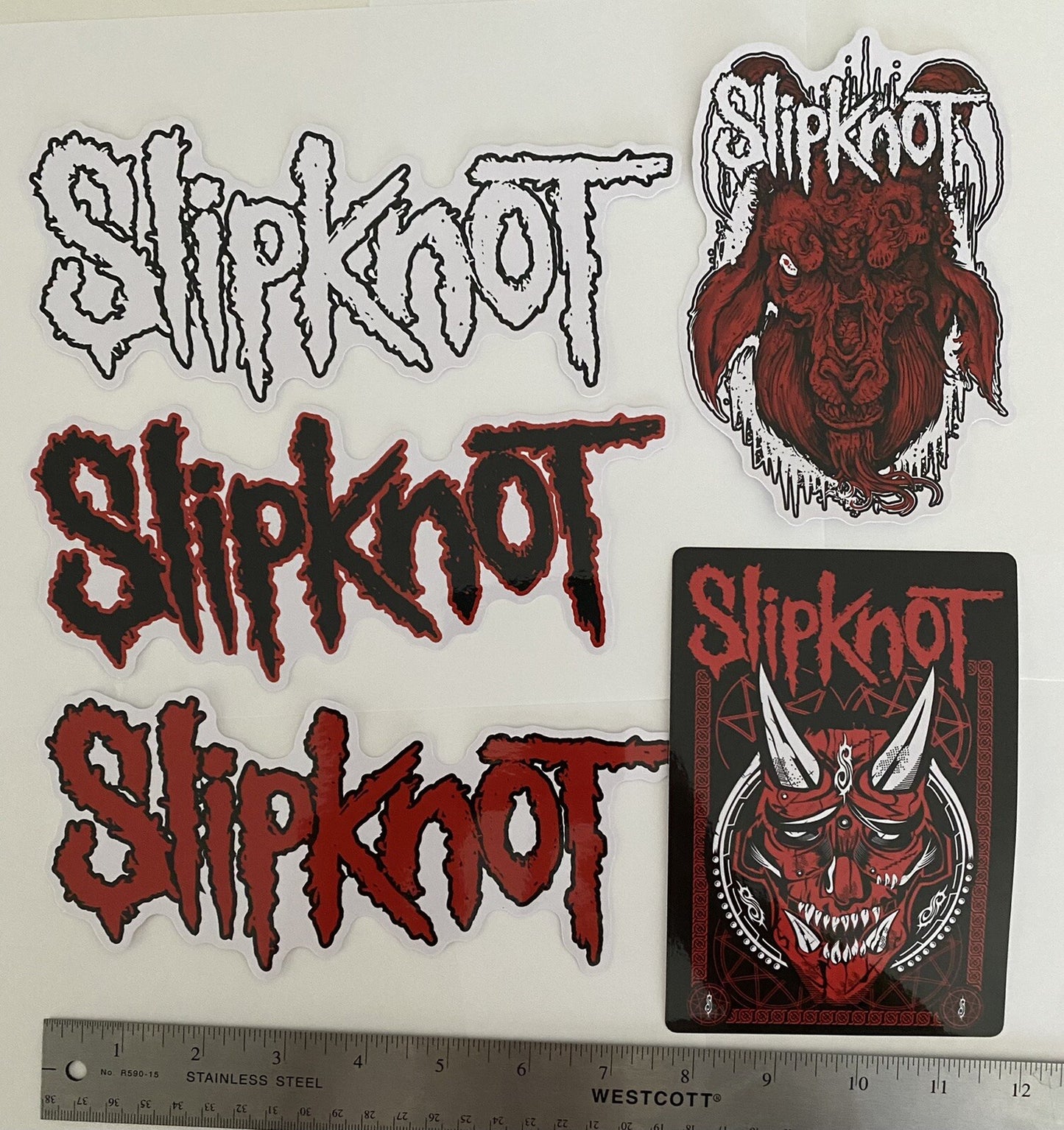 SLIPKNOT STICKER SET SLIPKNOT BAND STICKERS METALLICA Iron Maiden OZZY A7X Venom