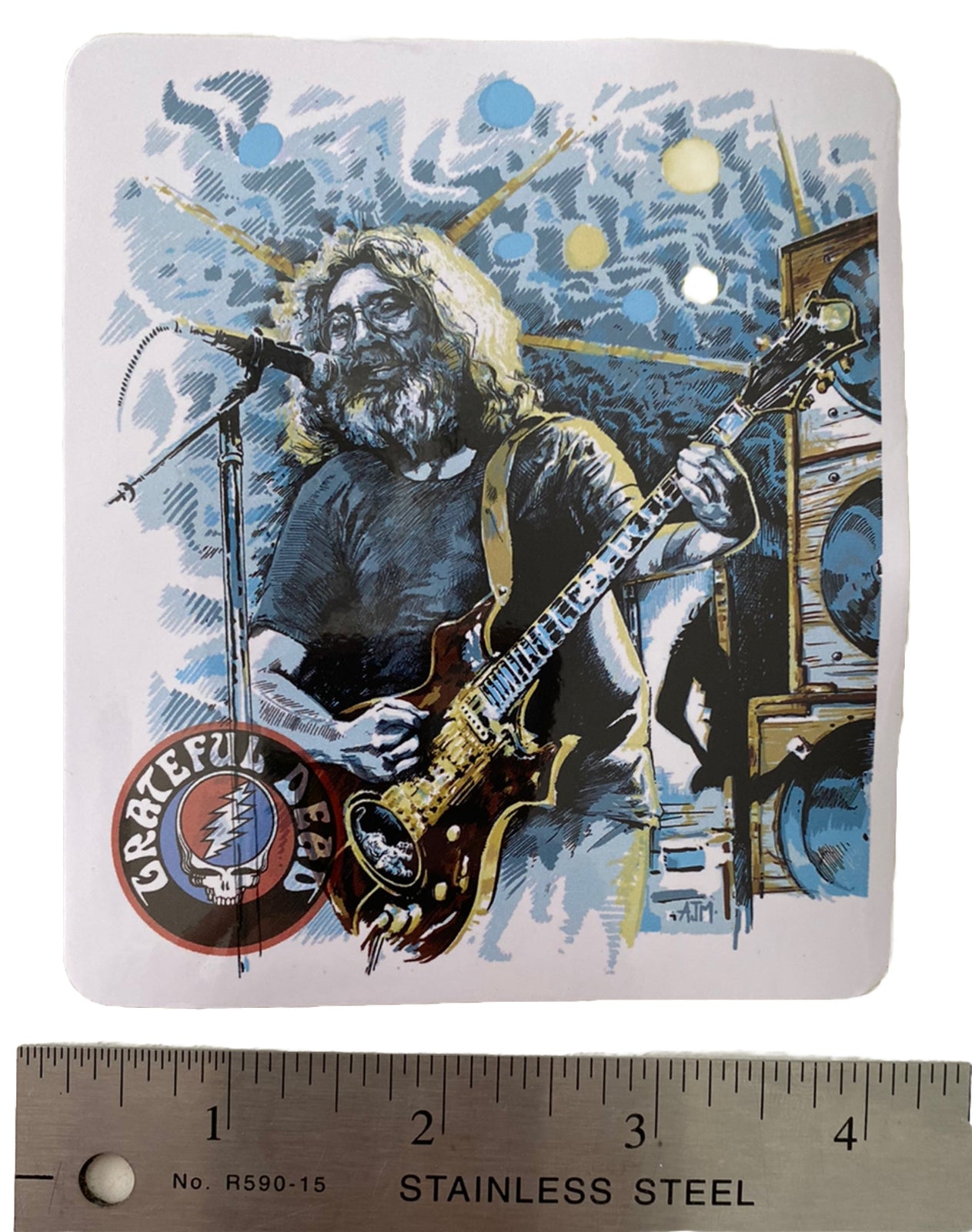 Jerry Garcia STICKER Guitar Dead  & Co BEAR Dead & CO BOLT DEAD & Company DYE