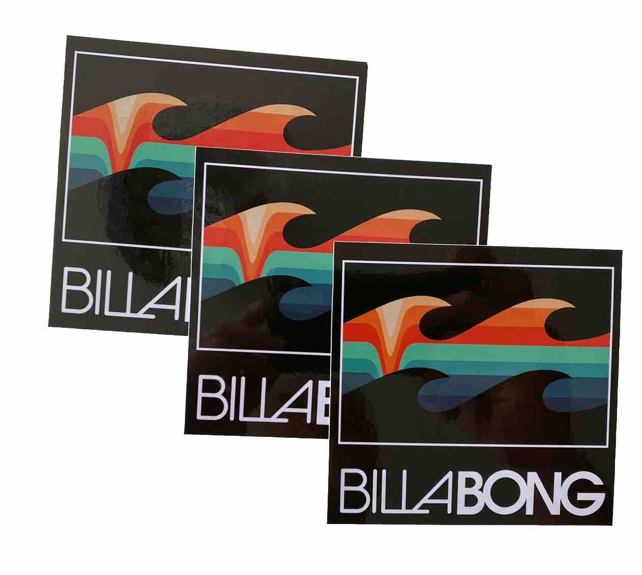BILLABONG STICKERS 3 Quiksilver Surfboards Volcom STICKER BRIXTON RVCA RIP CURL