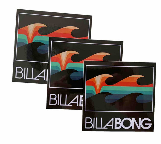 BILLABONG STICKERS 3 Quiksilver Surfboards Volcom STICKER BRIXTON RVCA RIP CURL