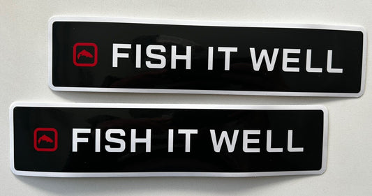 FISH IT WELL STICKERS FISHING SIMMS PENN HUK Daiwa Shimano PELAGIC Aftco Orvis