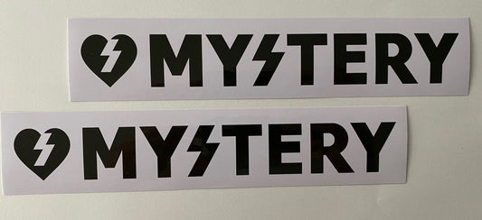 MYSTERY Skateboards Sticker Set Mystery Sticker Vintage Skateboard Sticker Bones